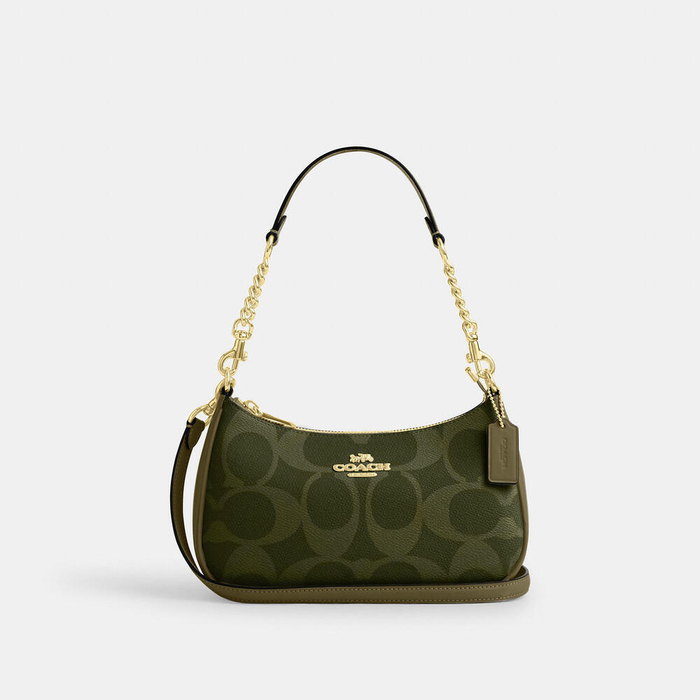 ❌❌SOLD❌❌ Coach Outlet Teri Shoulder Bag In Signature Canvas